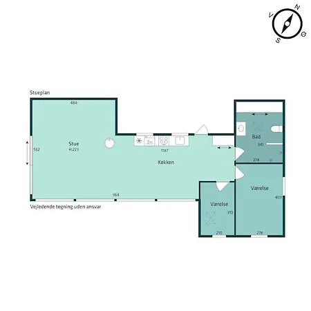 Holiday home Bright Summer House Close To The And Water Holbaek